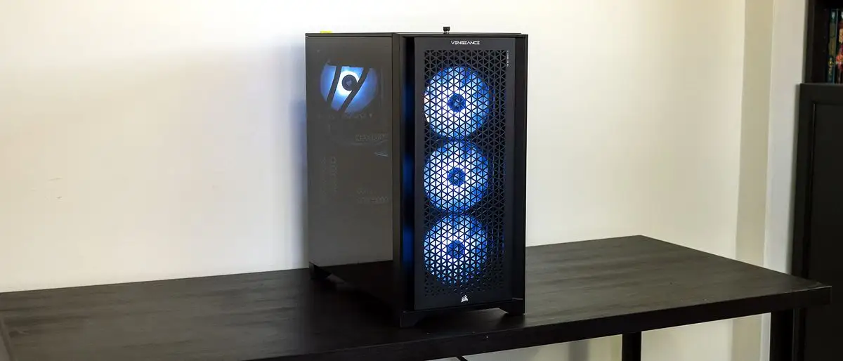Corsair Vengeance i7500 gaming PC price and value chart