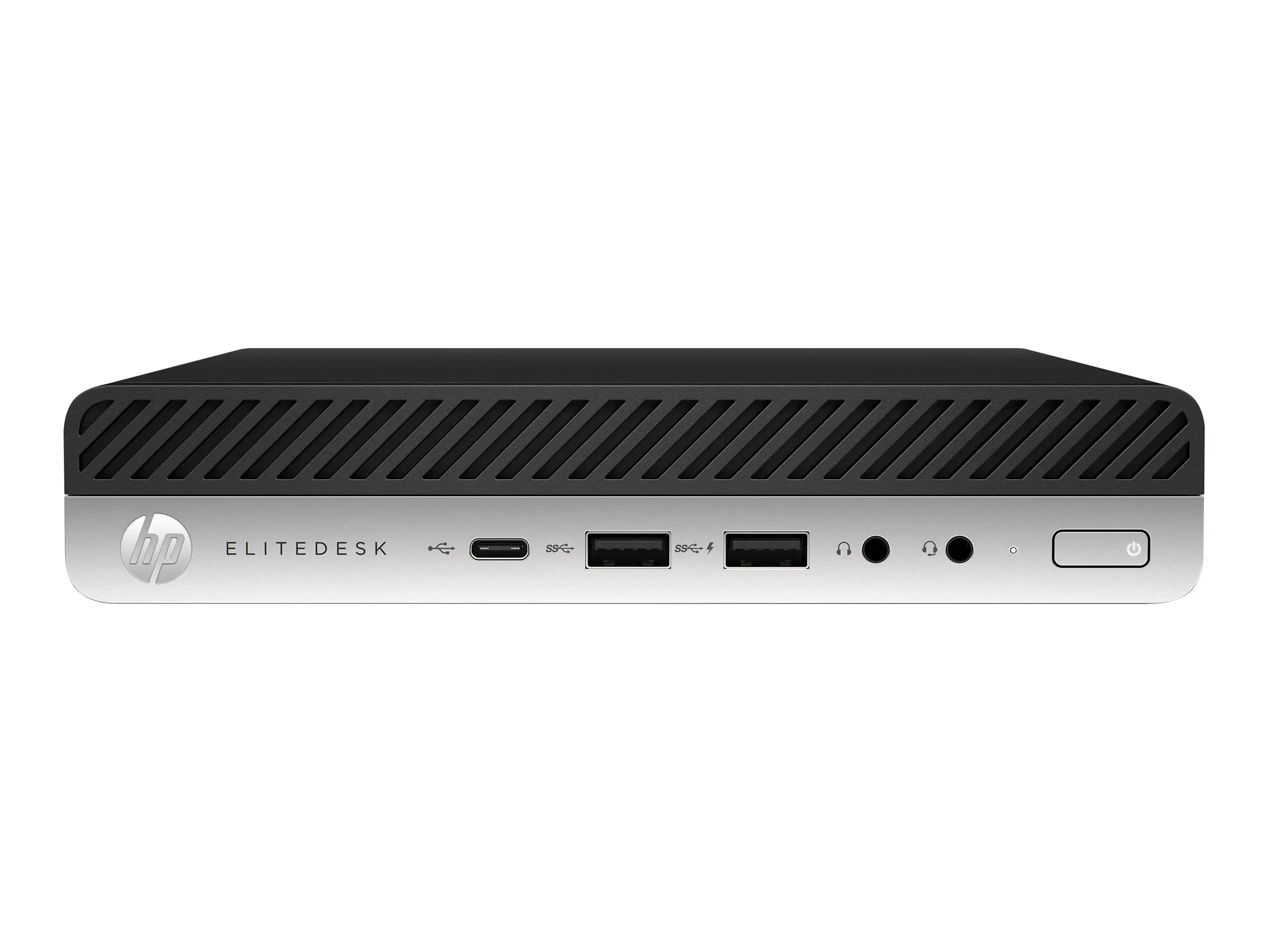 HP EliteDesk 800 G4 Mini PC with accessories