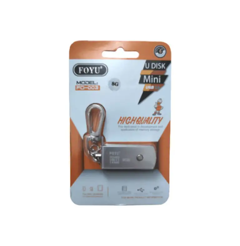 Kingston DataTraveler SE9 keychain drive in use