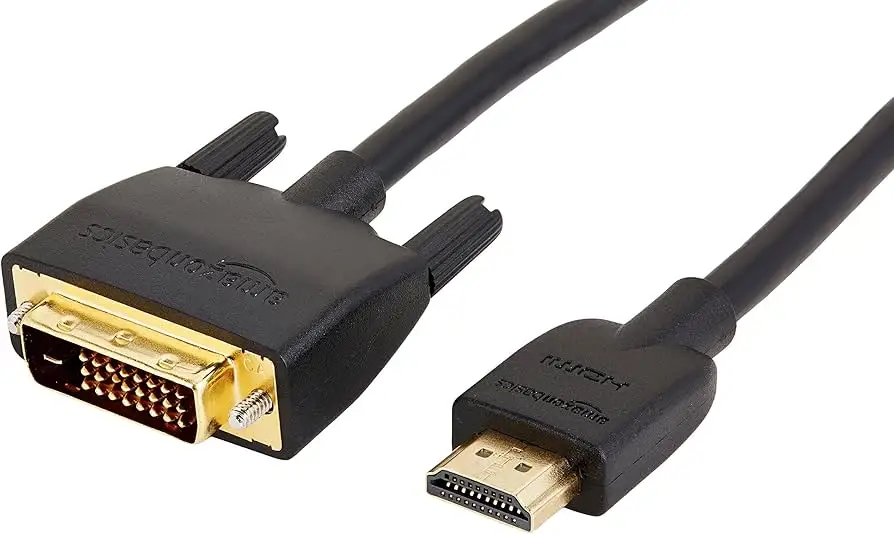 Amazon Basics HDMI to DVI cable gold-plated connectors