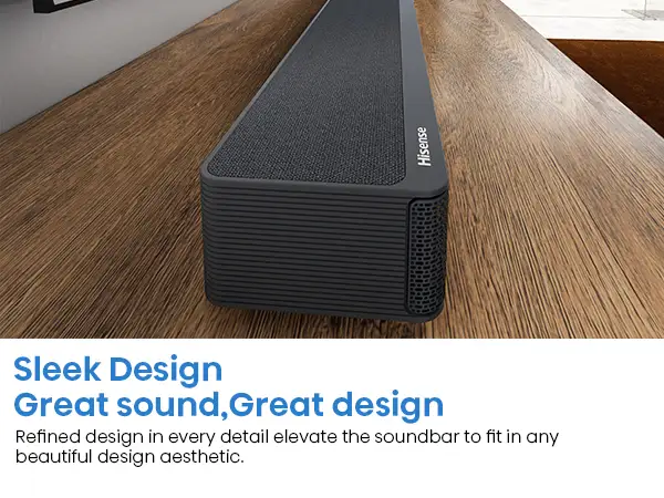 Hisense AX5120G home theater setup view