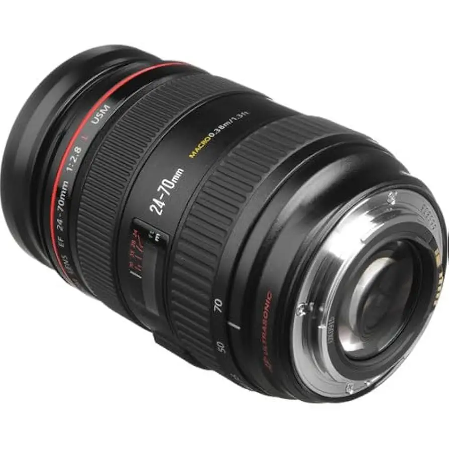 Canon EF 24-70mm f/2.8L USM lens product shot close-up