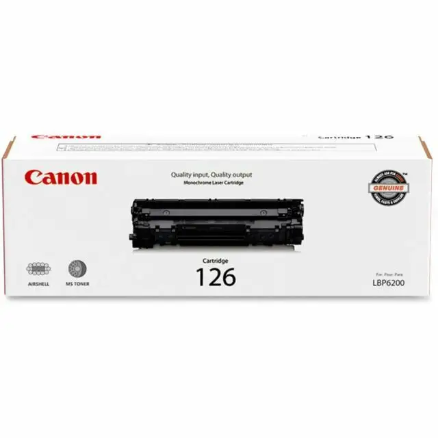 Canon 126 toner cartridge close-up view