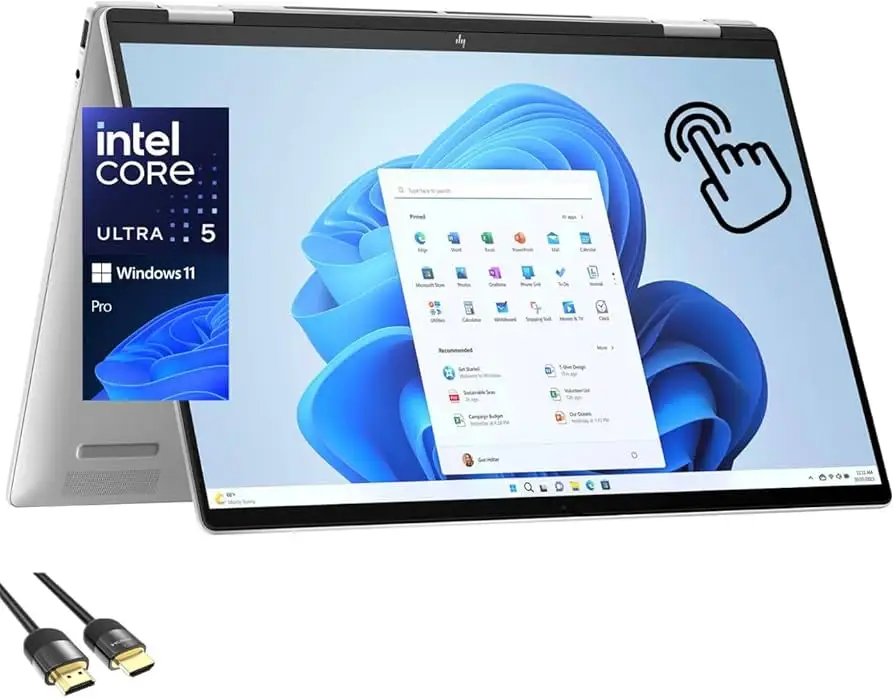 HP Envy x360 16-inch laptop in tablet mode