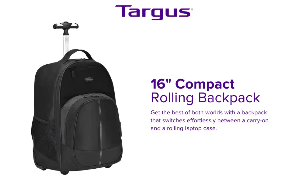 Targus Compact Rolling Backpack Review: Worth It?