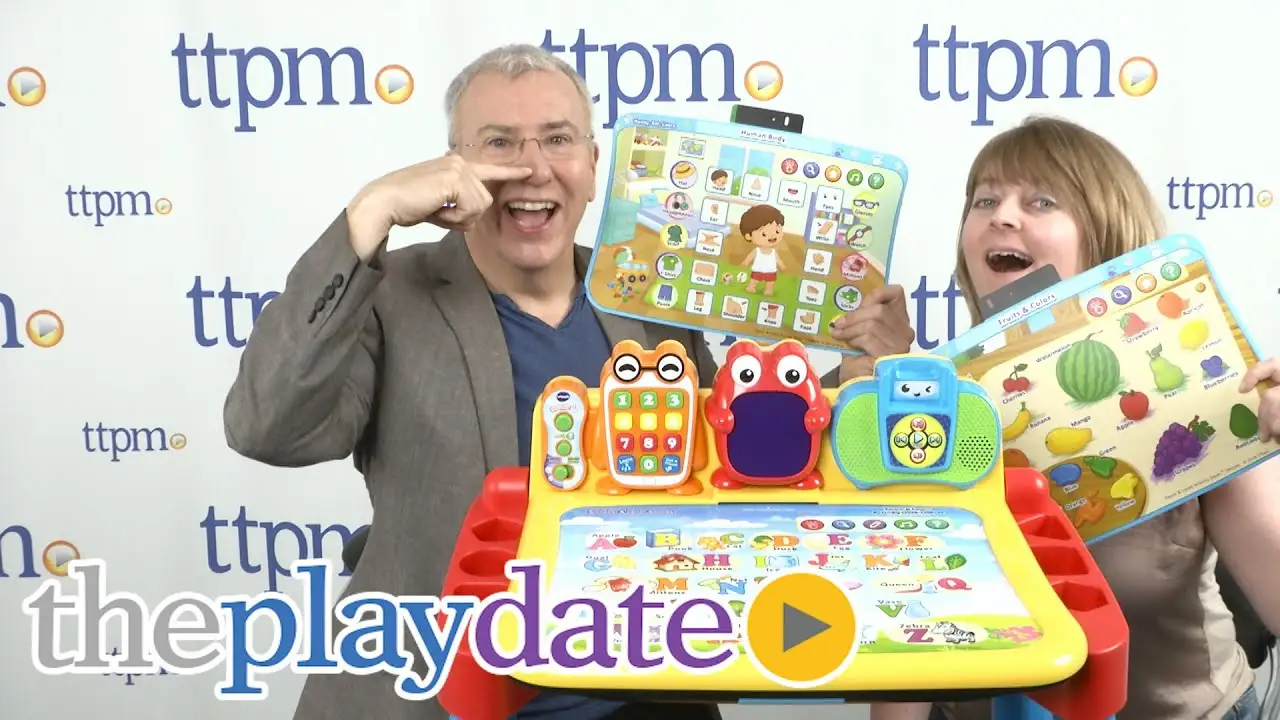 VTech Touch and Learn Activity Desk Deluxe used in playroom