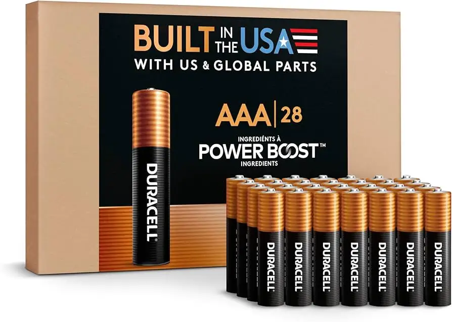 Duracell Coppertop AA Batteries retail packaging