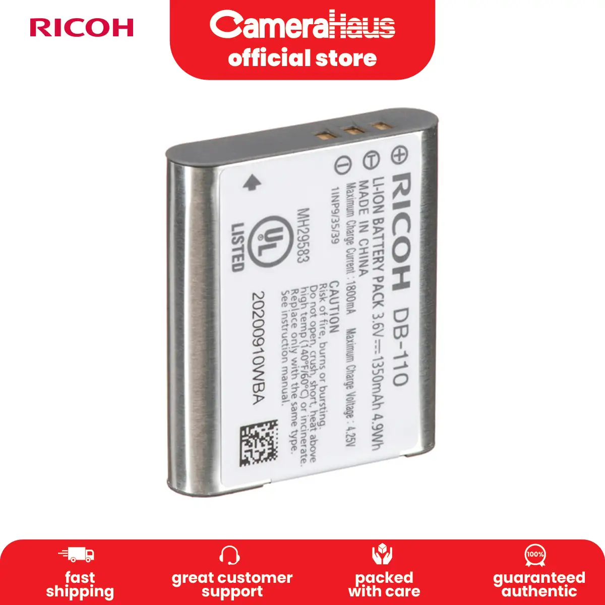 Ricoh DB-110 battery price value analysis