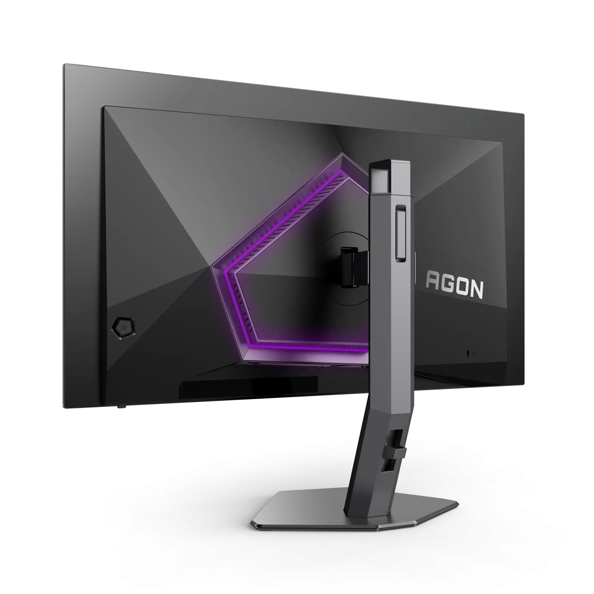 AOC Agon PRO AG276QZD OLED gaming monitor rear RGB lighting