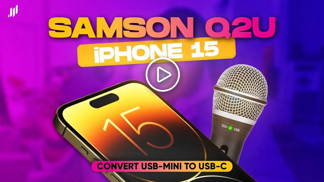 Samson Q2U microphone retail packaging and accessories