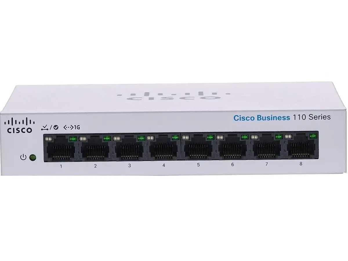 Cisco CBS110-8T-D compact fanless network switch