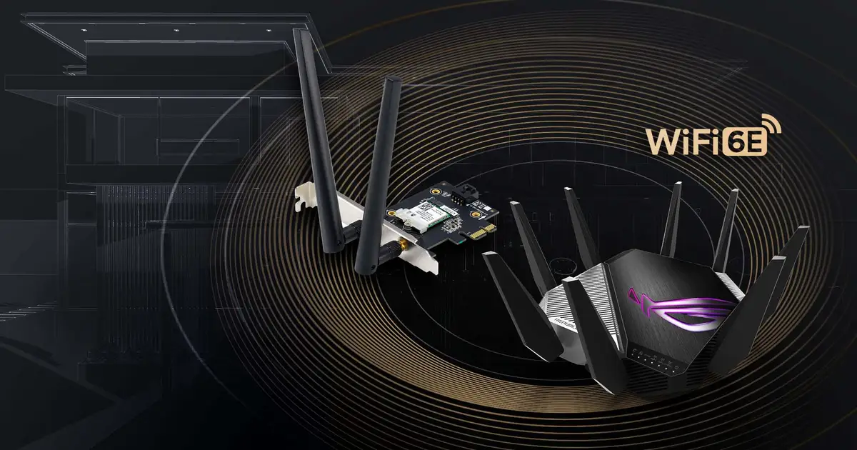 ASUS PCE-AX1800 retail packaging and accessories