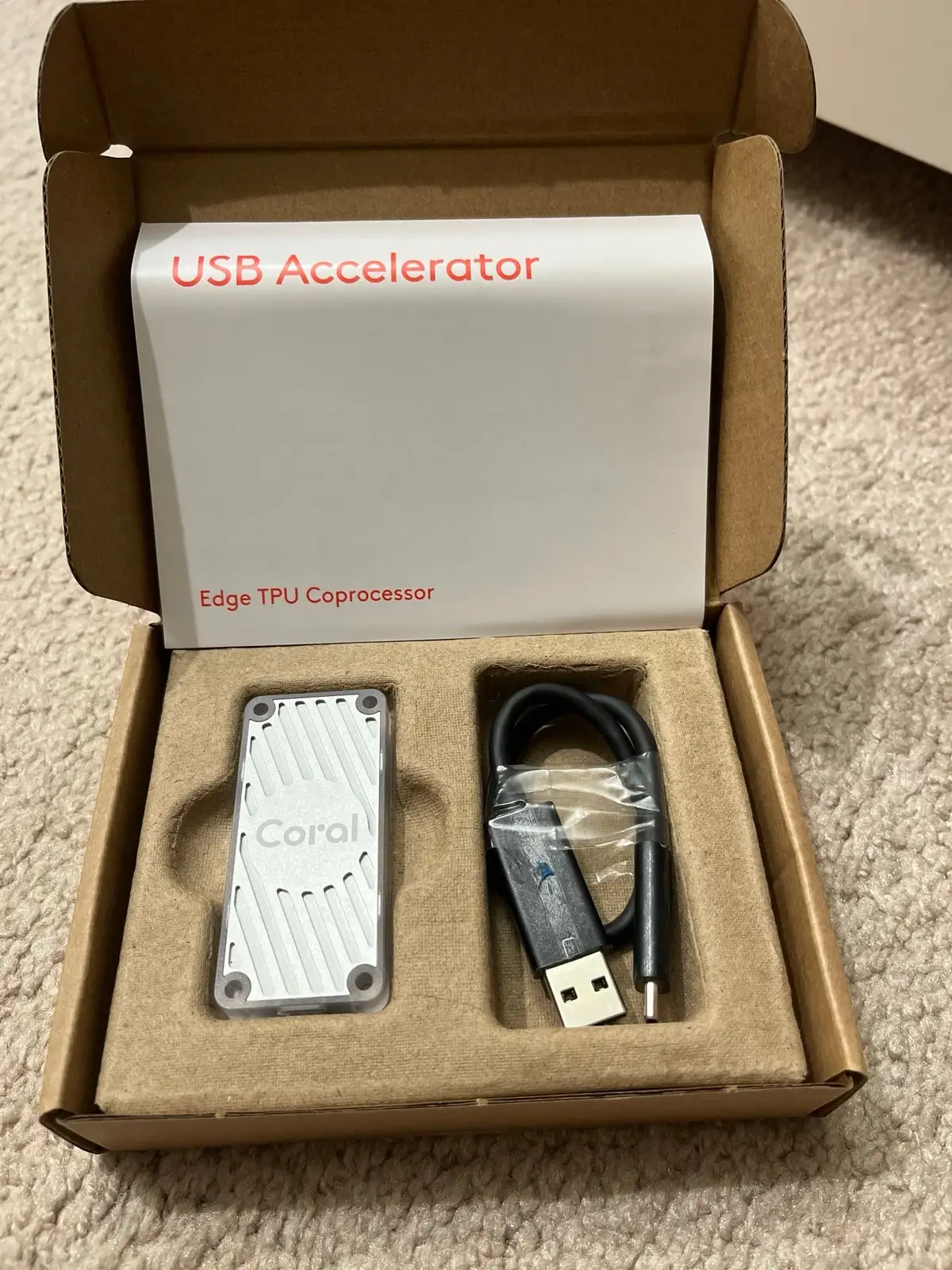 Google Coral USB Accelerator pricing table image