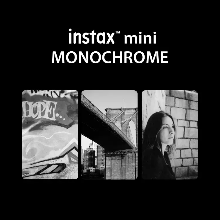 FUJIFILM Instax Mini Monochrome film exposure example