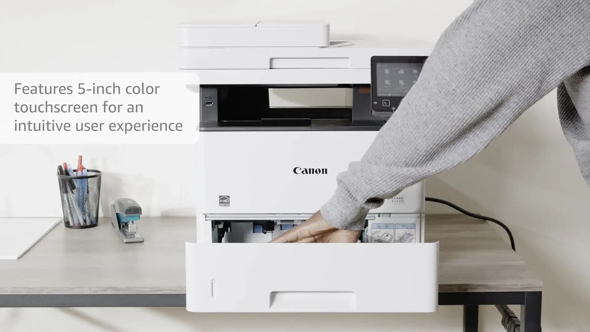 Canon imageCLASS D1650 printer with paper trays