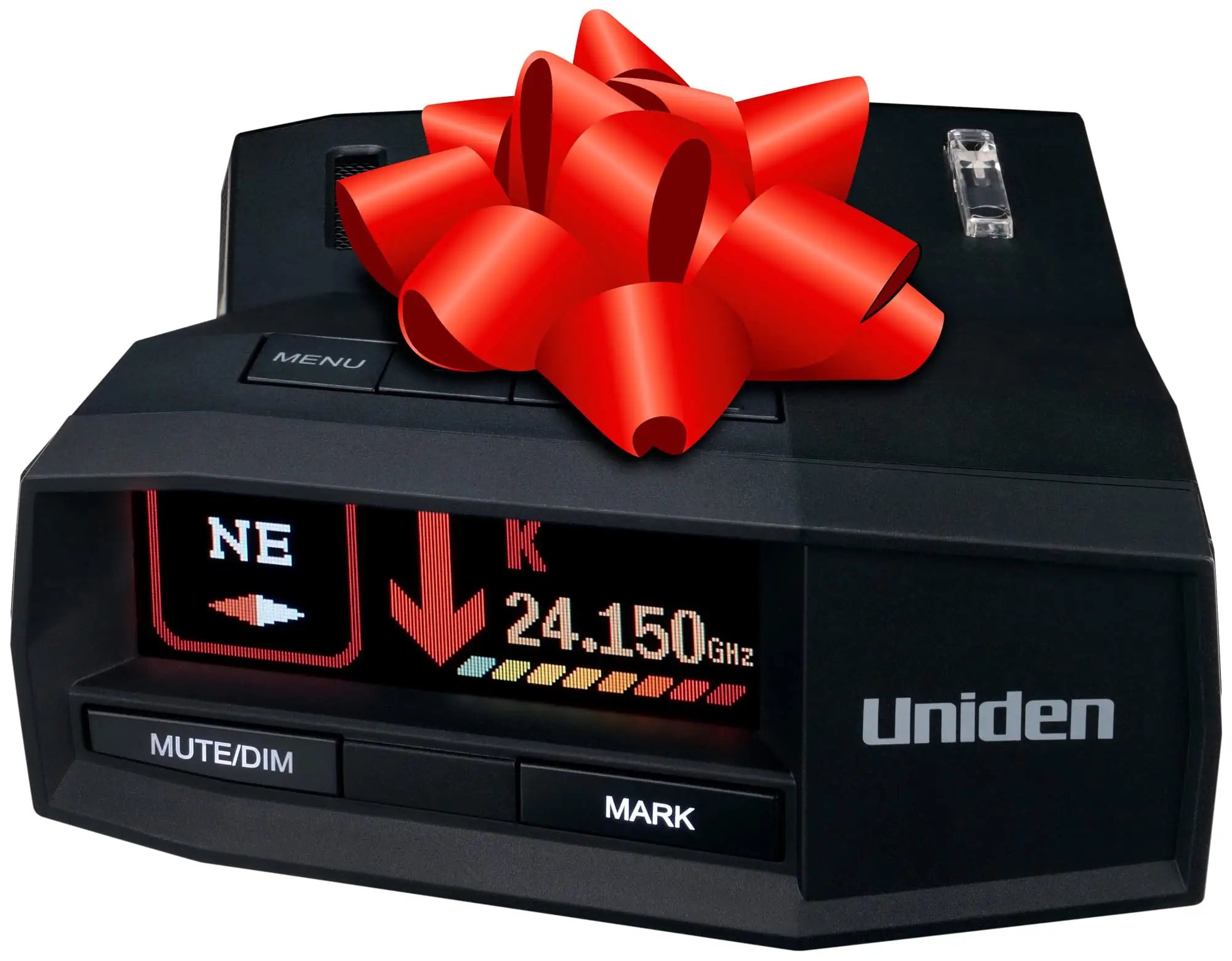 Uniden R8 radar detector retail packaging