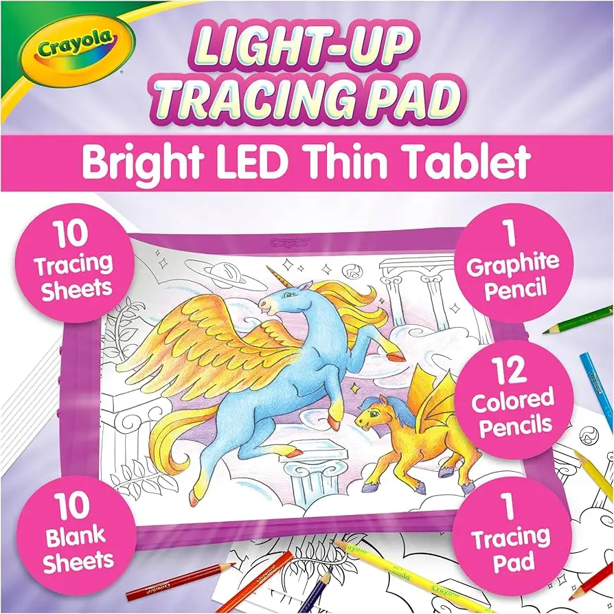 Crayola Light Up Tracing Pad praised for creativity