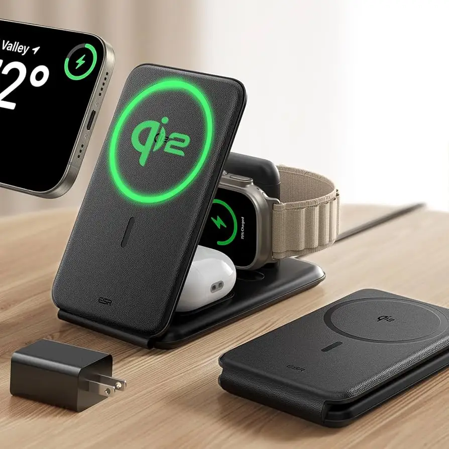 ESR Qi2 charging station product close-up