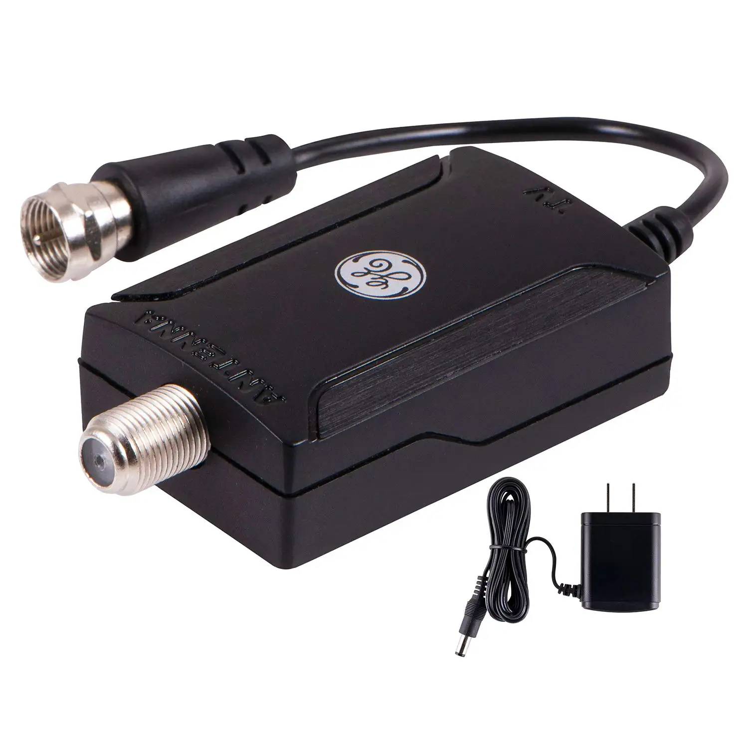 GE 4-Way HD TV Antenna Amplifier retail packaging