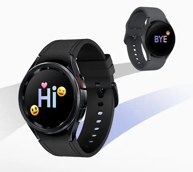 Samsung Galaxy Watch 6 Classic on wrist display view