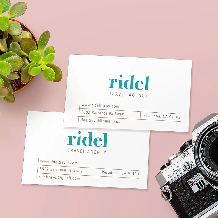 Avery Clean Edge Ivory Cards packaging and sheets