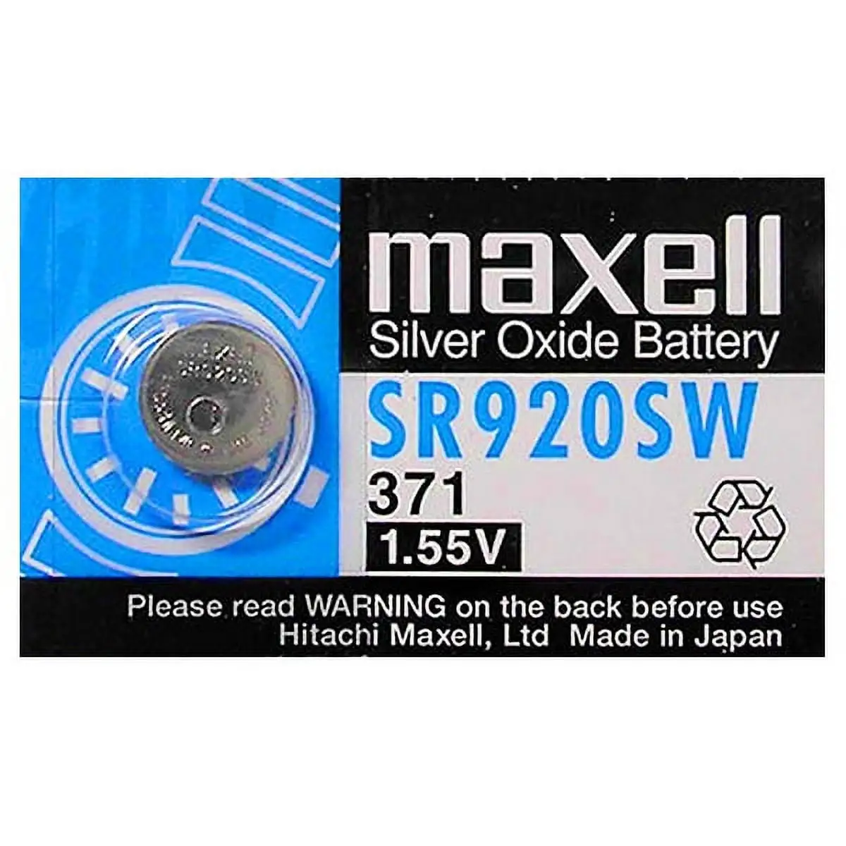Maxell SR920SW battery price and value chart