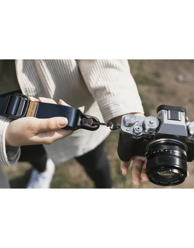 Peak Design Slide Lite camera strap close-up view