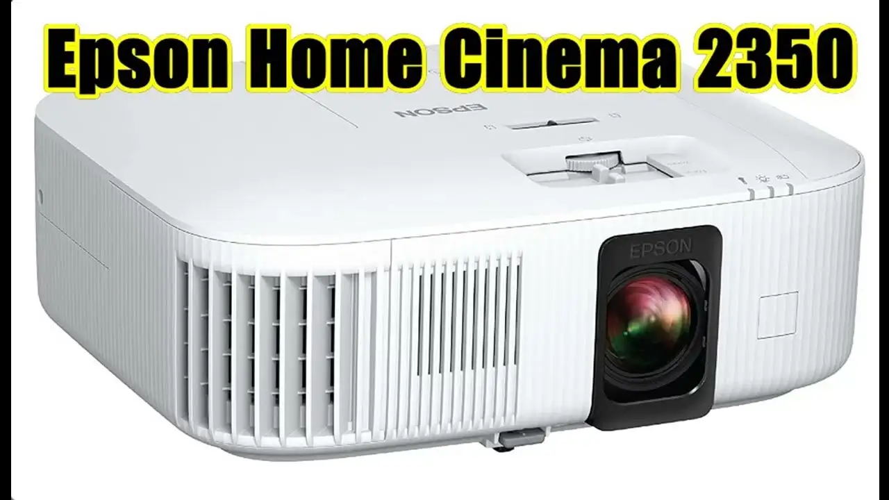 Epson Home Cinema 2350 projector in living room setup