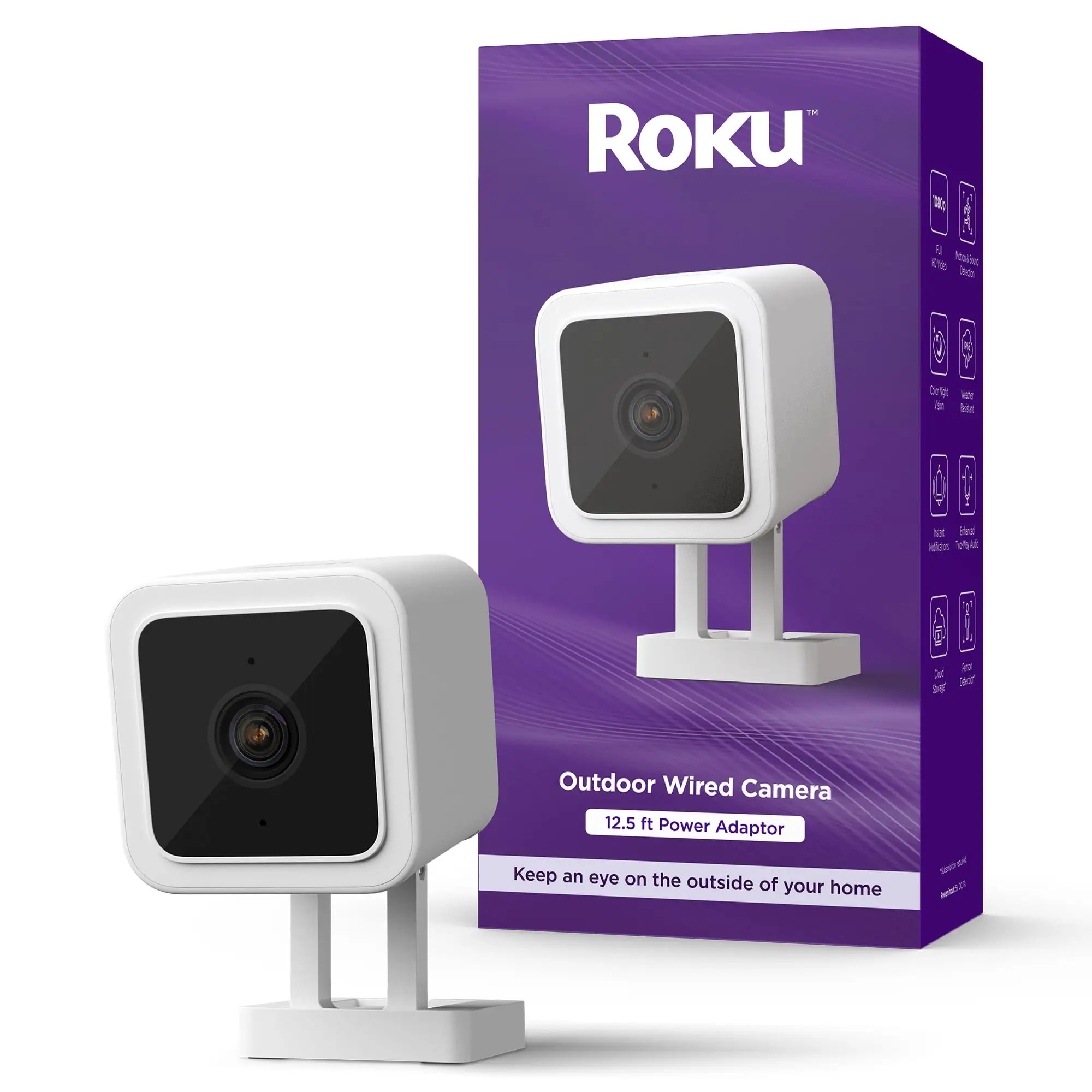 Roku Outdoor Security Camera product pricing and value chart
