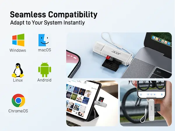 Acer SD Card Reader USB-C durability and reliability