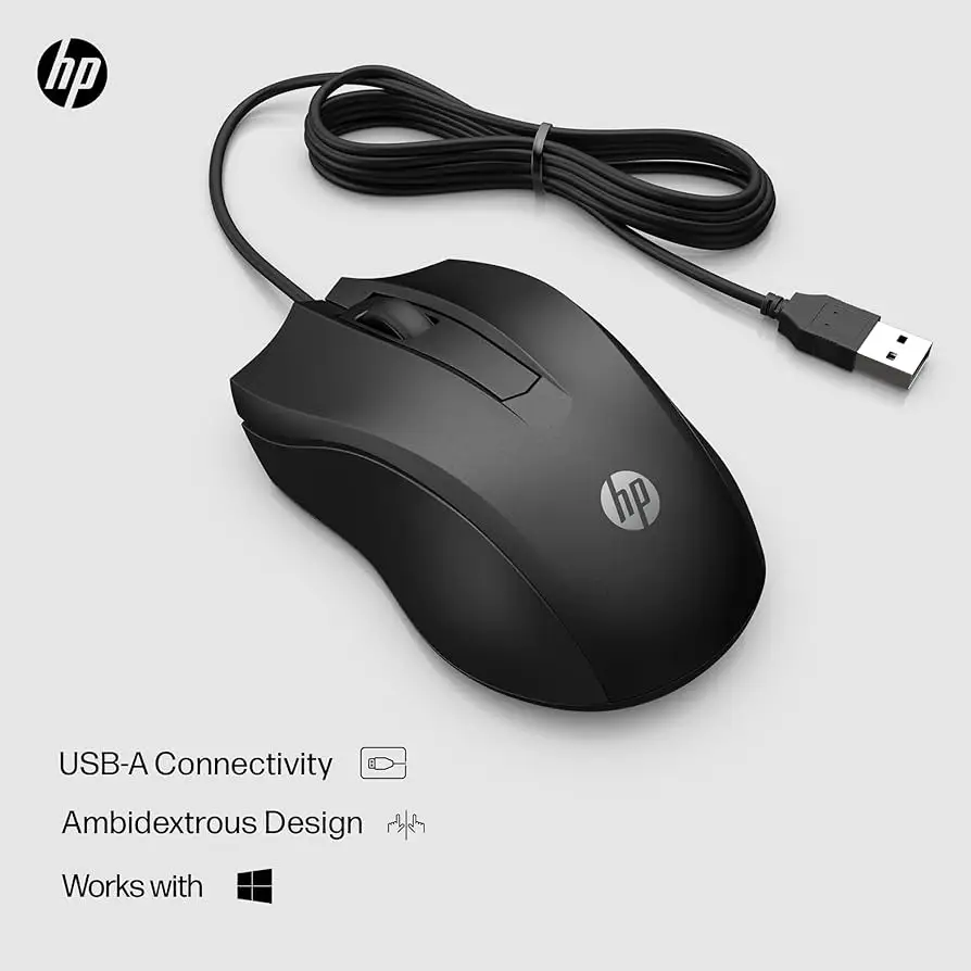 HP Wired Mouse 100 compared with competitors