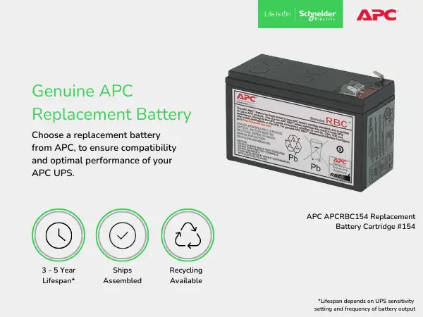 APC APCRBC154 Battery Review: Reliable Yet Limited