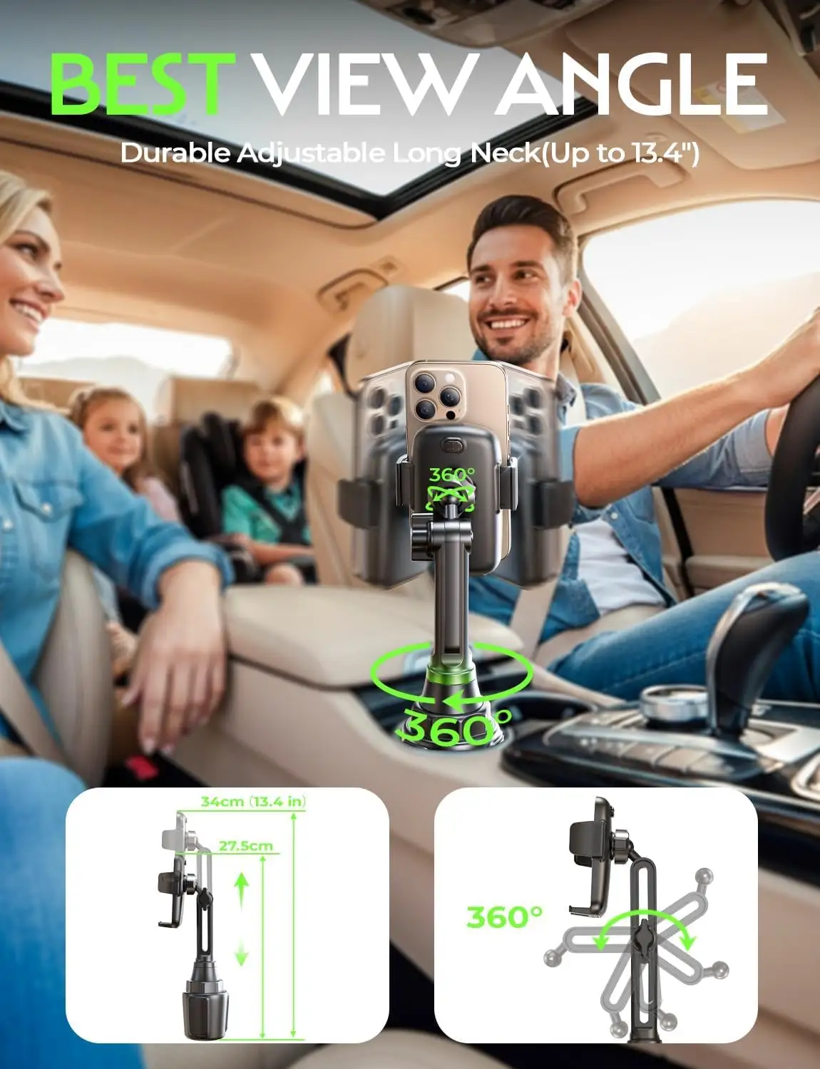 LISEN Cup Phone Holder Review: Stable but Space Trade-Offs