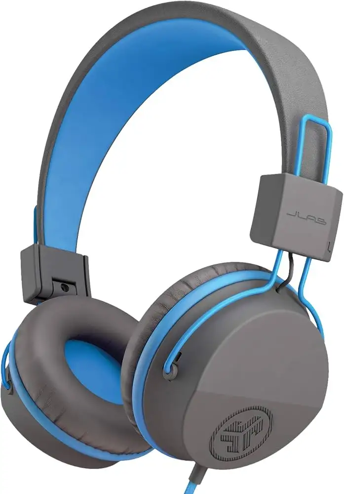 JLab JBuddies Studio Kids Headphones graphite blue design