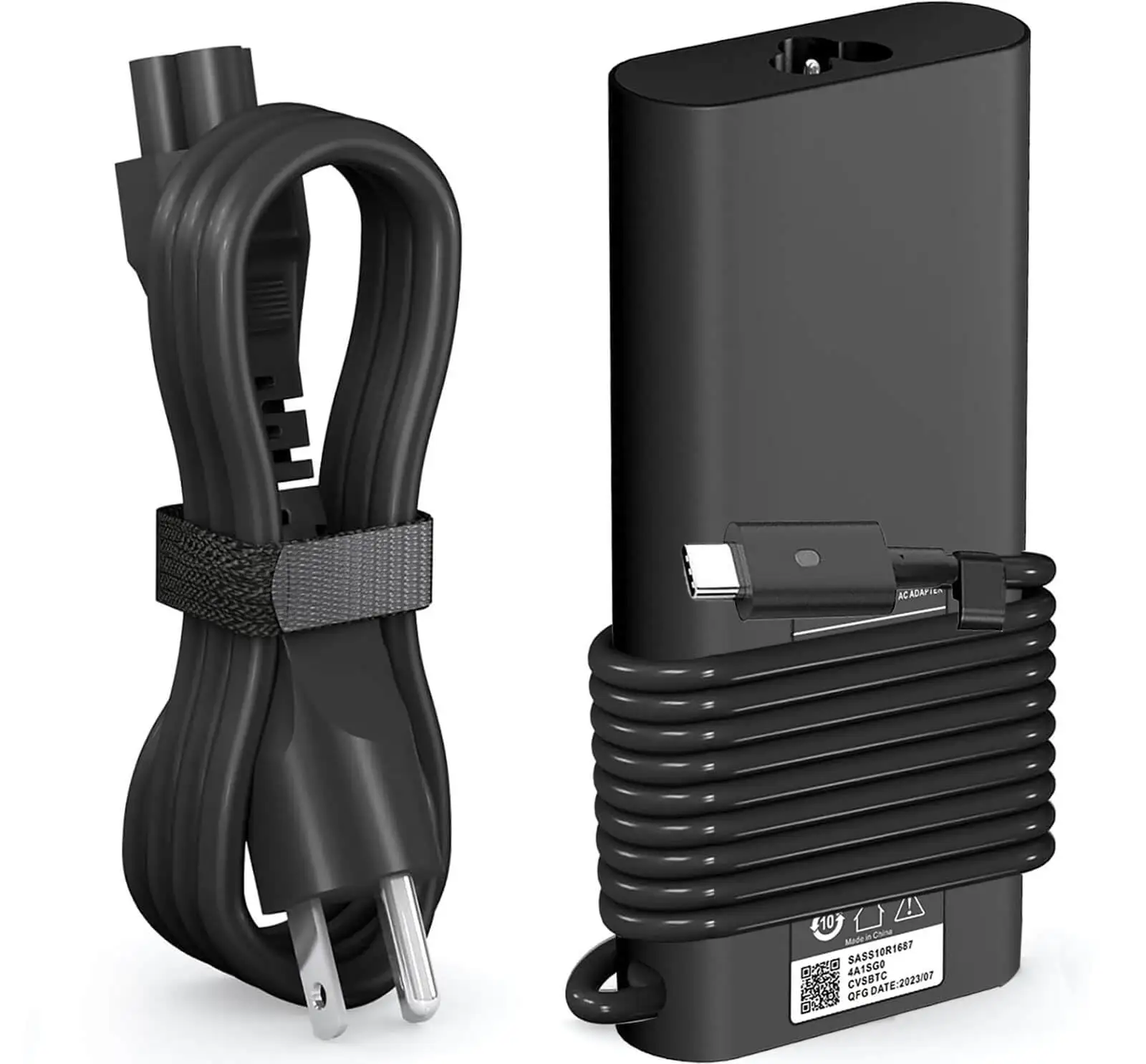 Dell 130W GaN USB-C charger product close-up