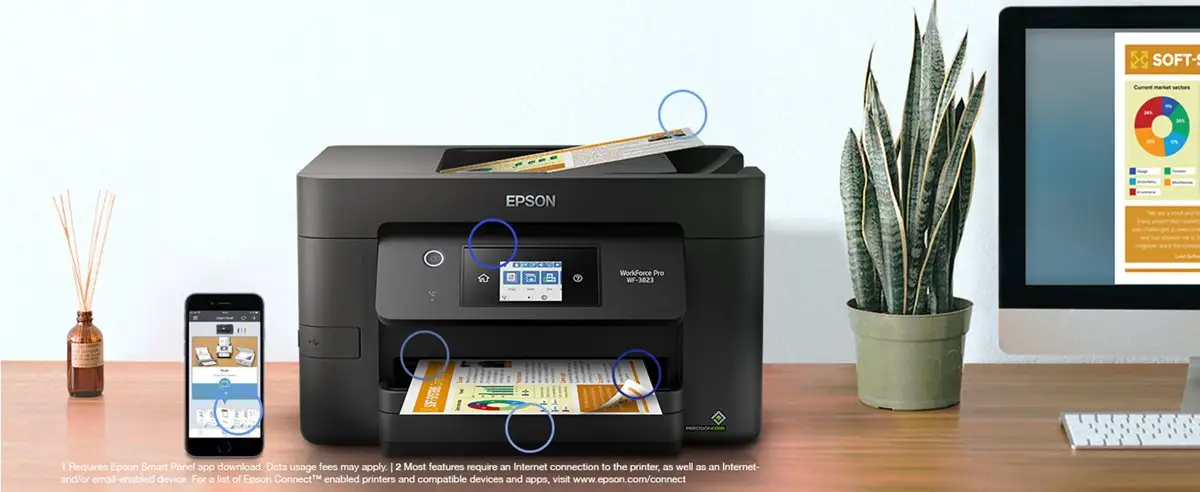 Epson Workforce Pro WF-3823 price and value breakdown section