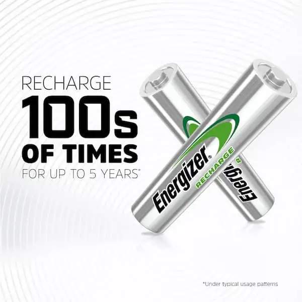 Energizer AA rechargeable batteries product image