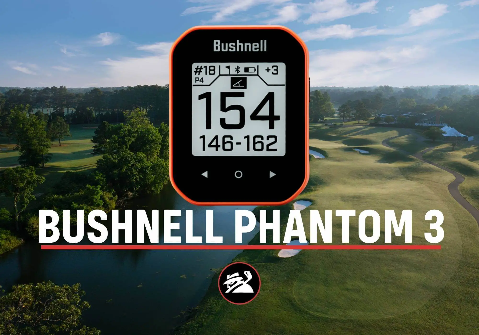 Bushnell Golf Phantom 3 Slope screen and cart magnet use