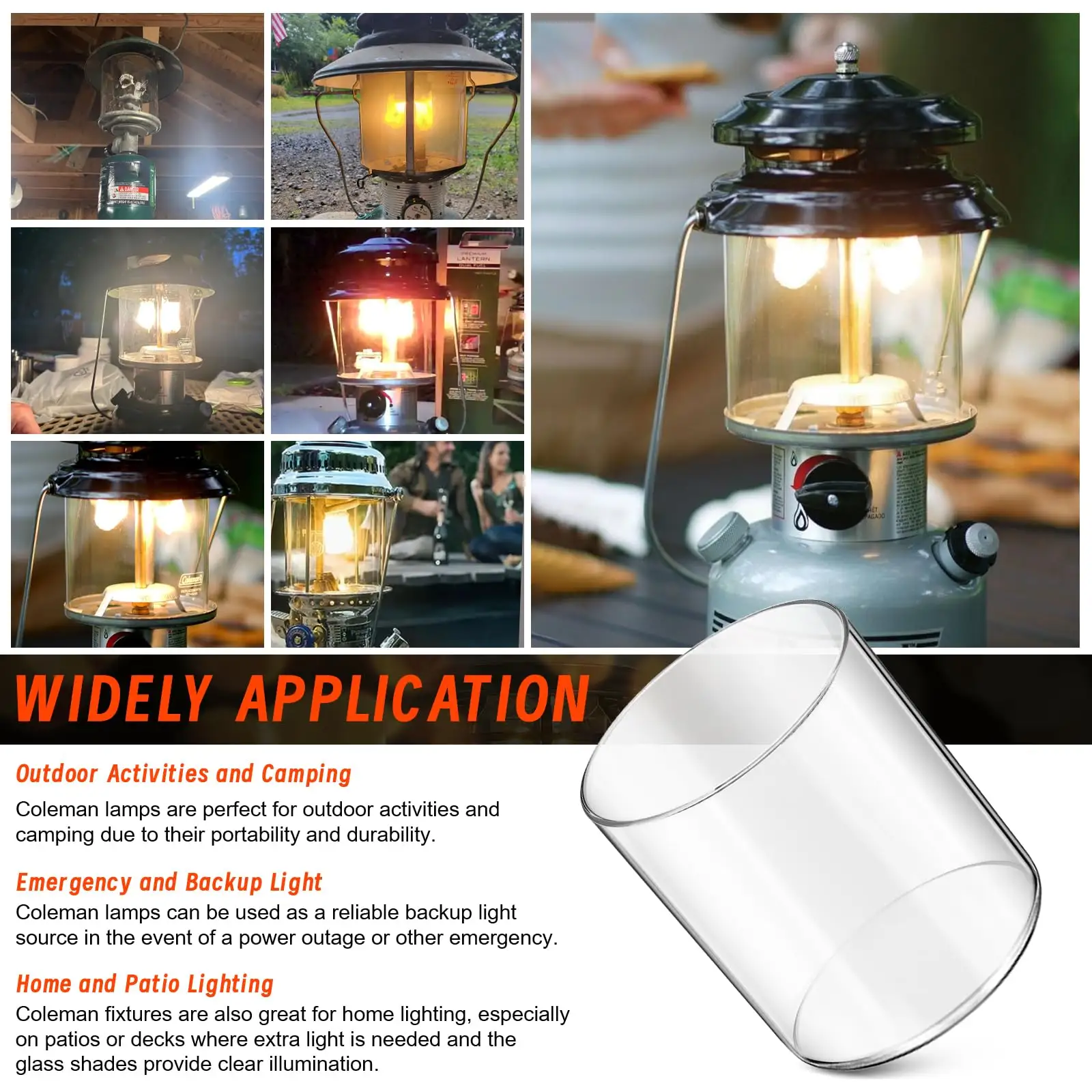 Coleman glass globe packaging and lantern fit