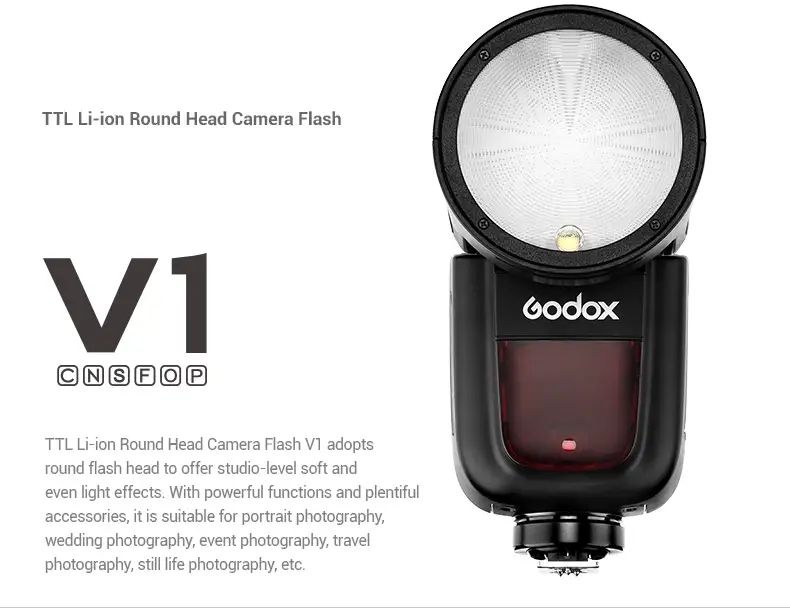 Godox V1 Pro S Flash retail packaging