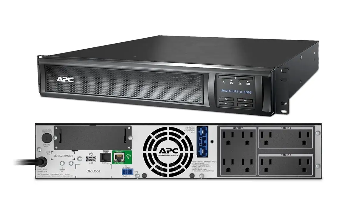APC Smart-UPS 1500VA rear ports and connections