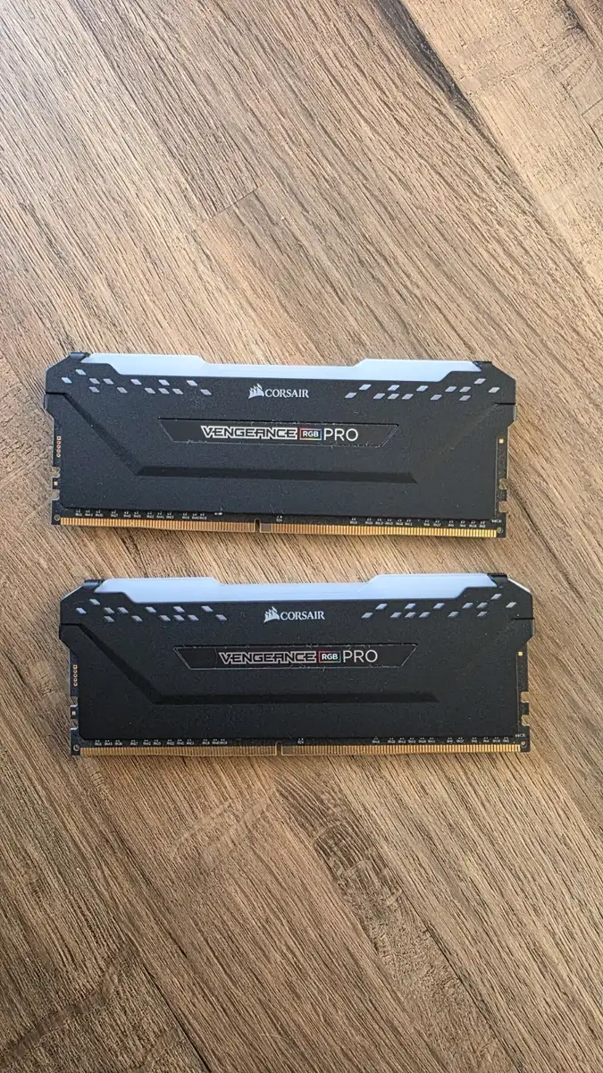 Corsair Vengeance RGB DDR5 RAM showing RGB lighting