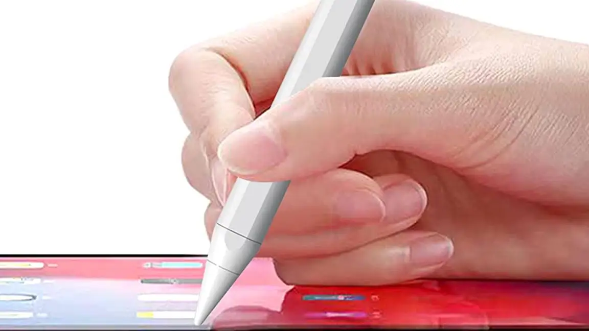 Apple Pencil 2 wireless charging on iPad edge