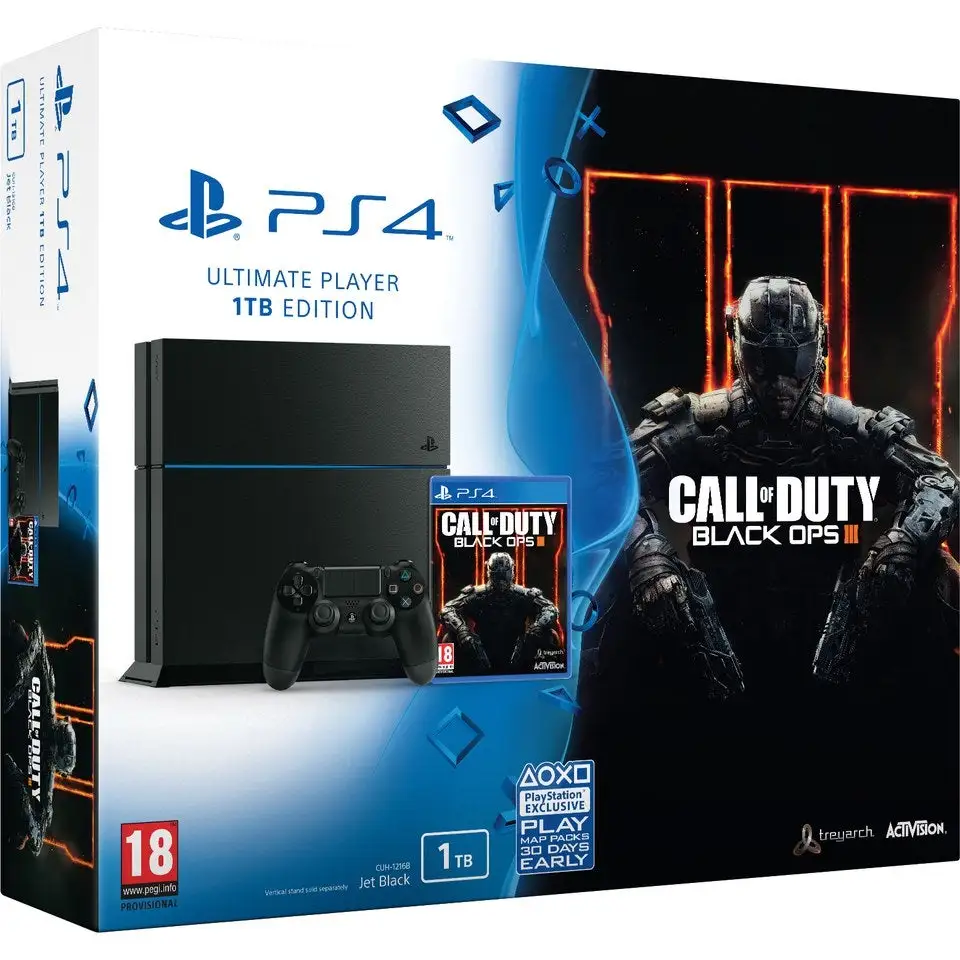 Sony PlayStation PS4 1TB bundle packaging view