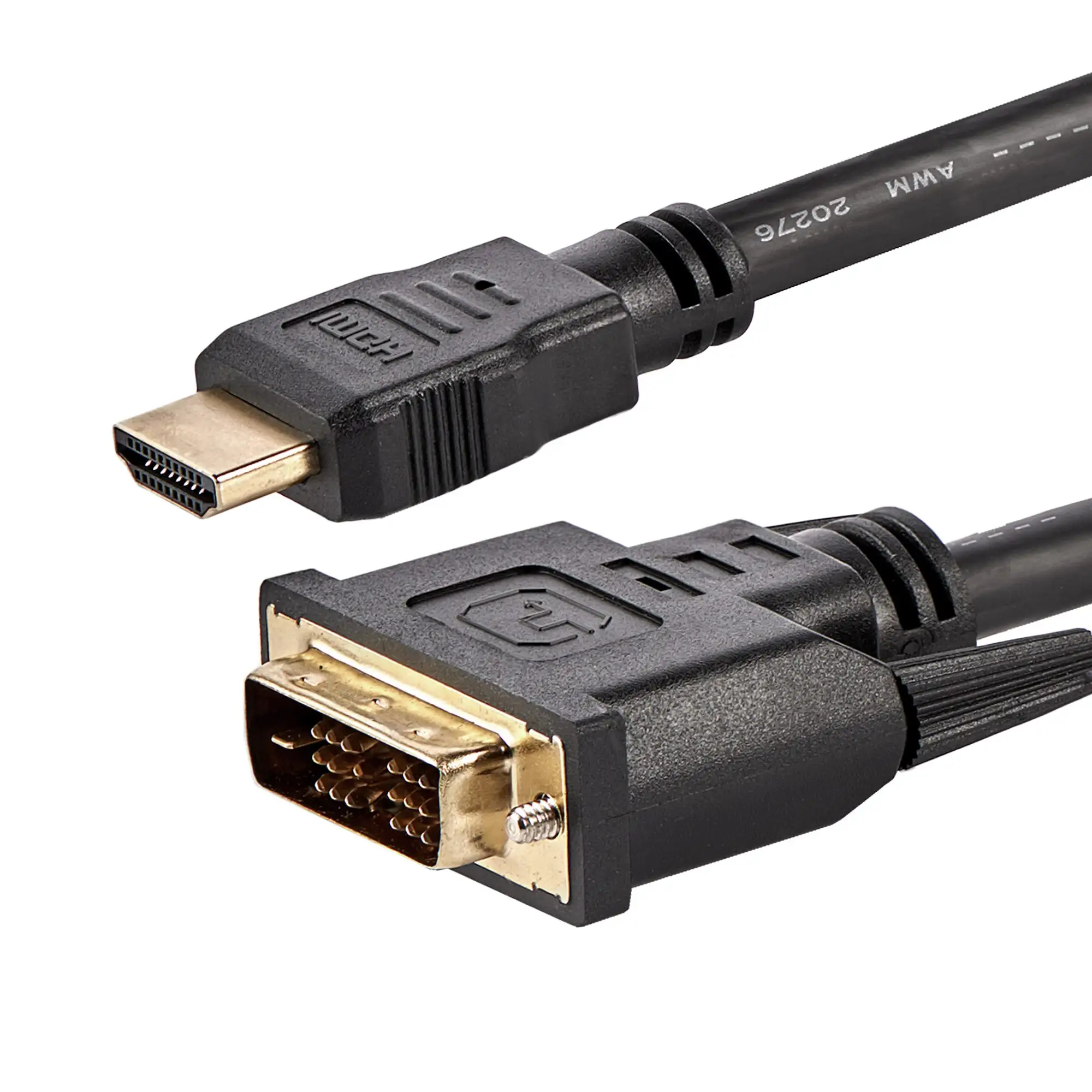 StarTech HDMI to DVI-D Cable installation example