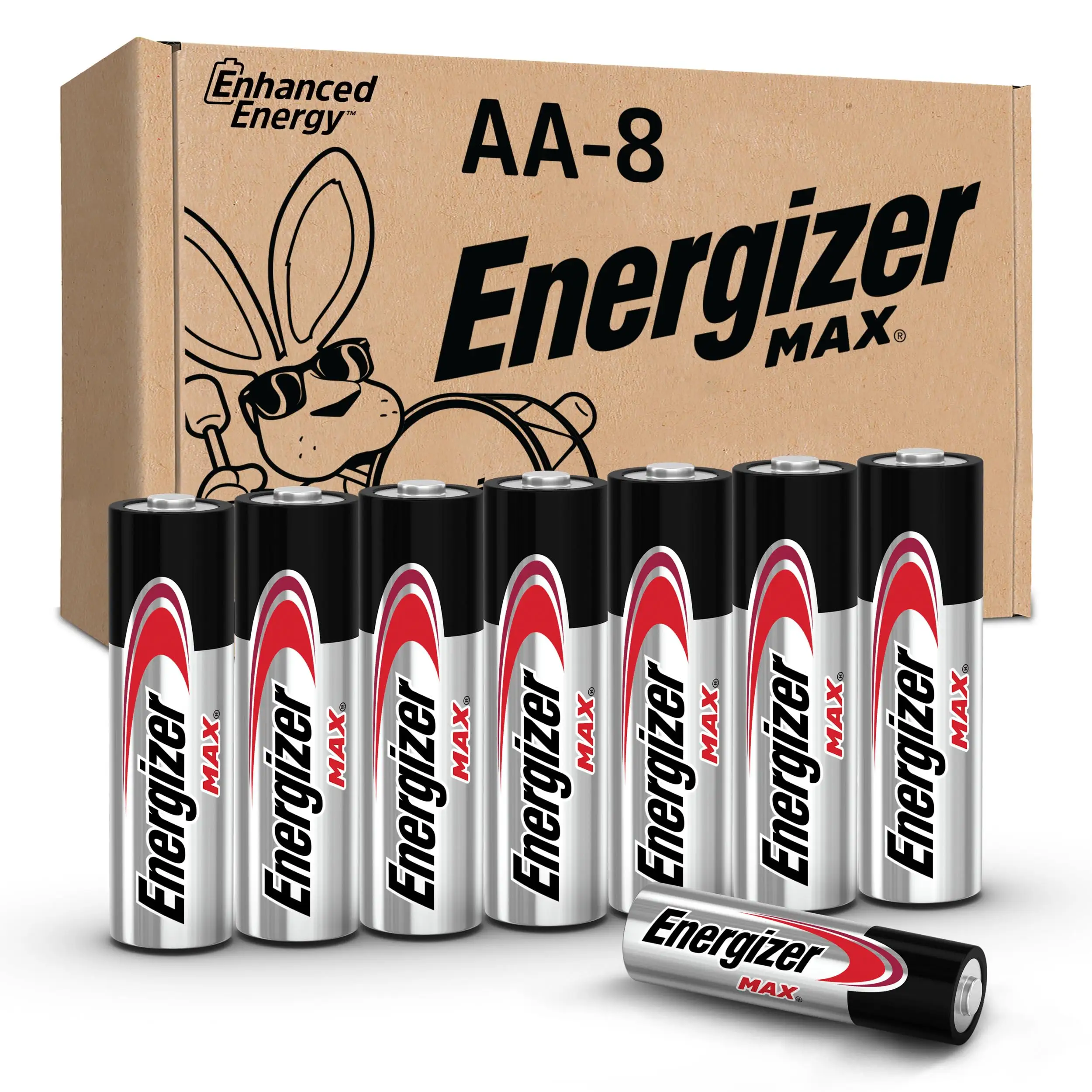 Energizer MAX AA batteries FAQ section illustration
