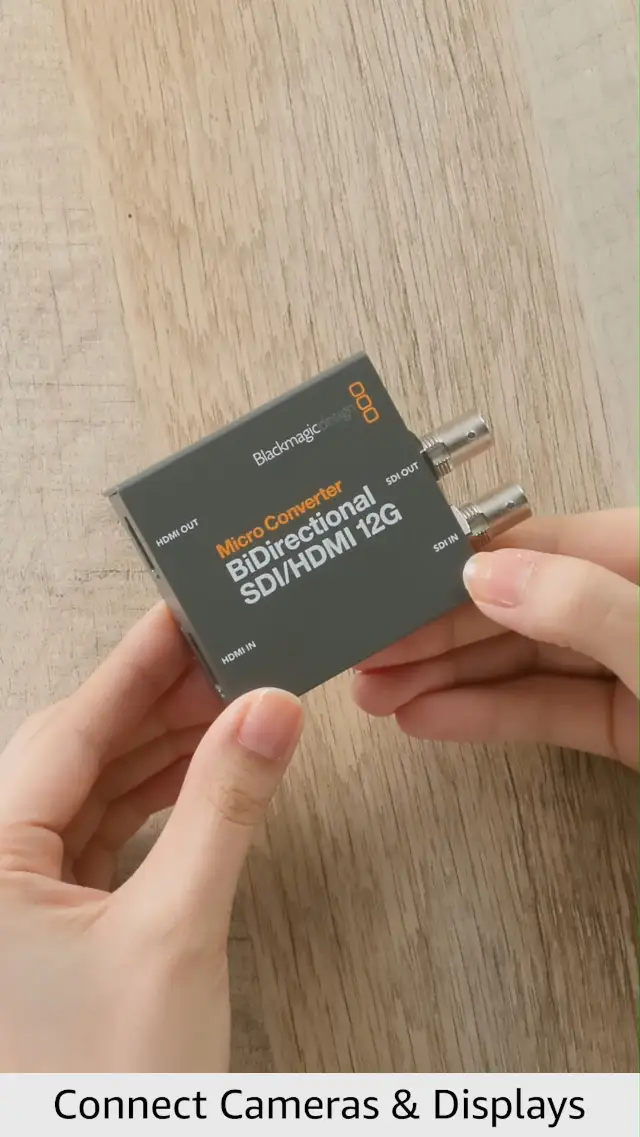 Blackmagic Micro Converter 12G accessories and PSU included