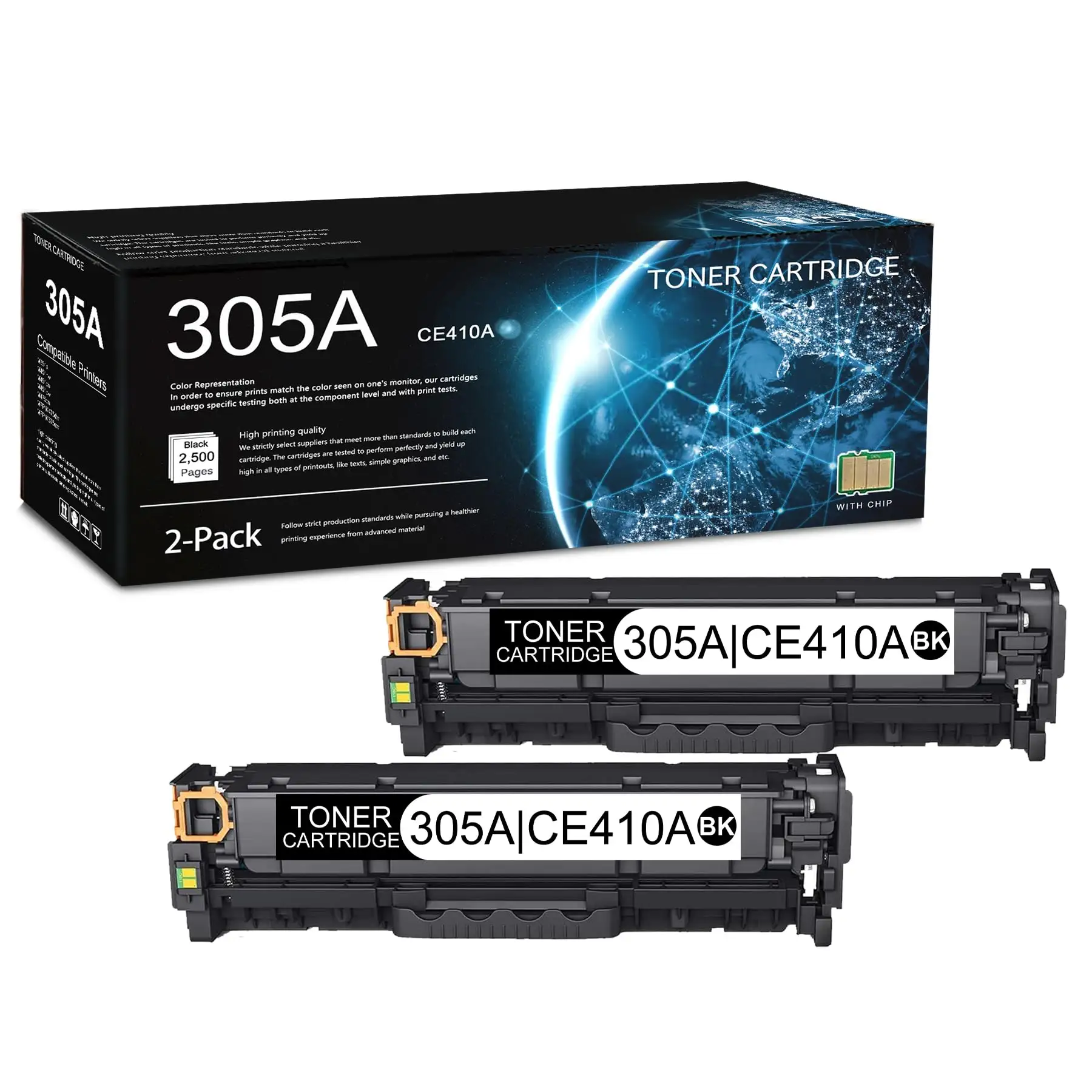 HP 305A Black Toner CE410A divisive page yield feedback