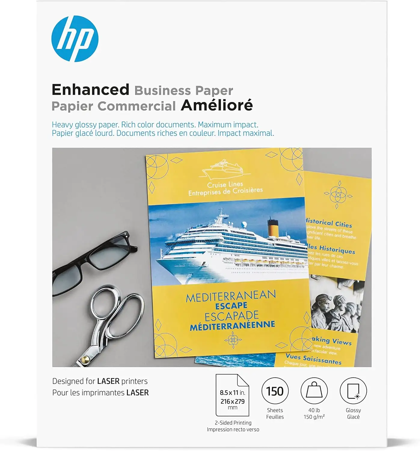 HP Professional Business Paper Glossy print results and smearing risk