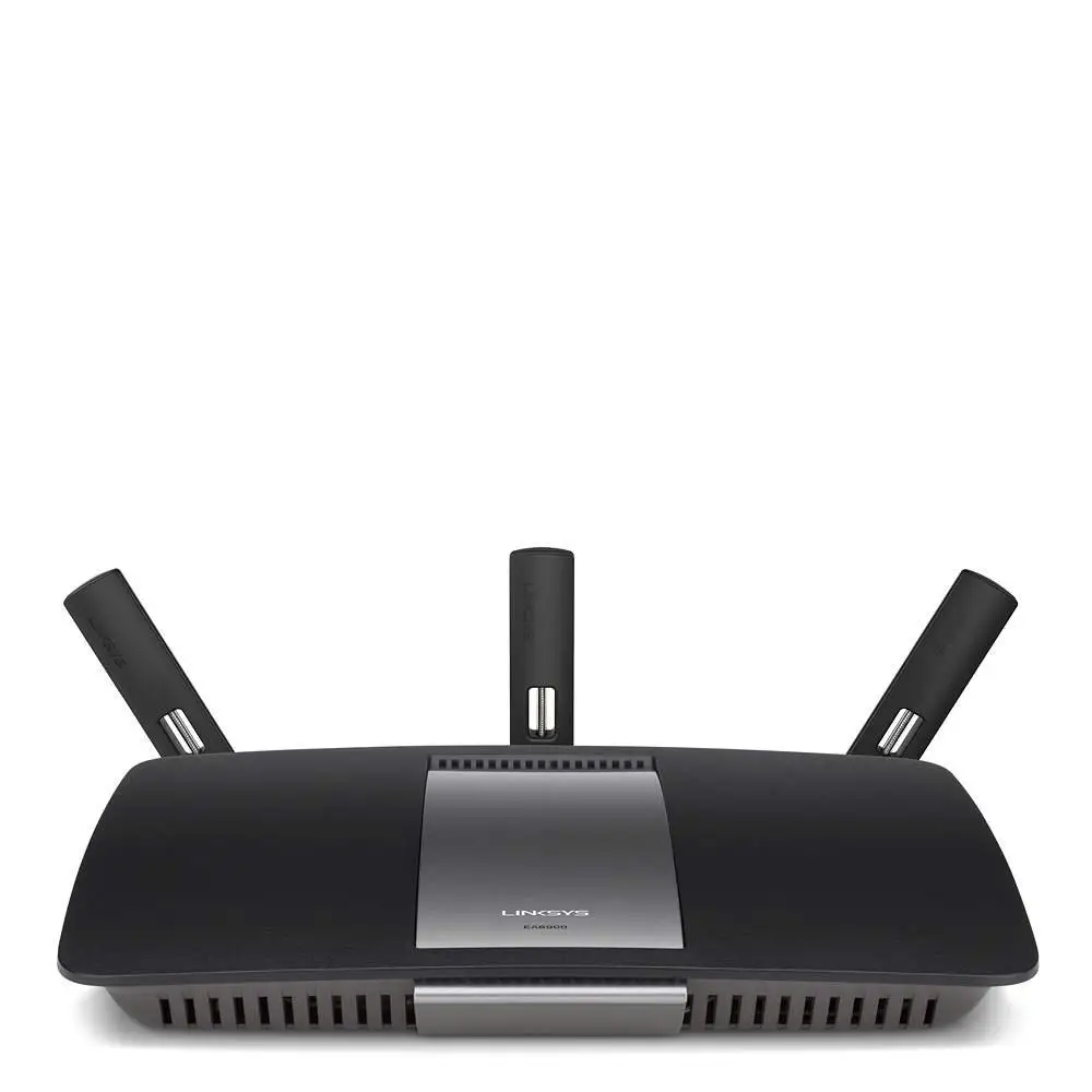 Linksys AC1900 router packaging and accessories